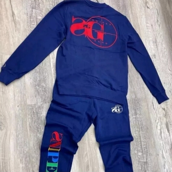 Sniper Gang Kodak Black Blue "SNIPER" Set MEDIUM DEADSTOCK HARD TO FIND NEW! - Picture 2 of 2